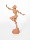 A pottery sculpture of a naked woman by Emmanuel Cavacos, sculpture, sold Mar 2019