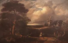 Cleaning up after a stormSigned and dated 1858 by George Chester, 1858, Oil on canvas, offered Mar 2019