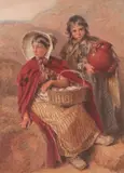 Rest by the wayside by William Henry Hunt, Watercolour over pencil with gum arabic, sold Mar 2019