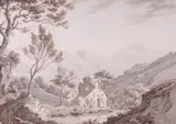 Near the Breadalbane Estate by Thomas Sunderland, Pen, brown ink and watercolour over pencil, offered Mar 2019