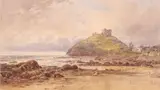 Criccieth Castle, Wales Signed and dated 1/63 Watercolour 28 x 47.5cm; 11 x 18½in ++Good condition by Thomas Collier, Watercolour, sold Mar 2019