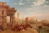 The Doge's Palace from the Dogana by Edward Pritchett, Oil on canvas, sold Mar 2019