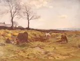 A gypsy encampmentSigned with initialsOil on canvas28 by William Darling McKay, Oil on canvas, sold Mar 2019