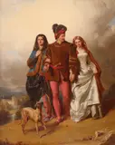 Untitled by John Faed, Oil on board, offered Mar 2019