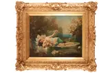 Untitled by Hans Zatzka, Oil on panel, sold Mar 2019