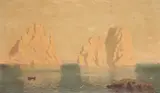 A view of CapriSigned and dated 187*Oil on canvas21 by Edward Binyon, Oil on canvas, sold Mar 2019