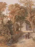 Sunday MorningSigned and dated 1858Watercolour over pencil36 by William Hull, 1858, Watercolour over pencil, offered Mar 2019