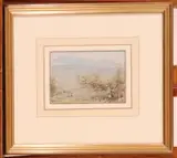 Doekunig PassSigned and titledWatercolour heightened with white by Albert Goodwin, Watercolour heightened with white over pencil, offered Mar 2019