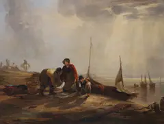 A view near Hastings by William Collins, 1825, Oil on canvas, sold Mar 2019