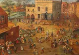 A village kermesse by Pieter Brueghel the Younger, oil on panel, offered Nov 2014