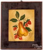 theorem of fruit by David Y. Ellinger, oil on velvet, sold Feb 2022