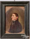 panel portrait of a gentleman by Jacob Eichholtz, oil on wood, sold Jan 2022