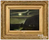 Moonlit Cove by Albert Pinkham Ryder, oil on panel, sold Jan 2022
