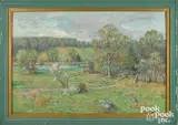 landscape Late Spring by Charles Morris Young, oil on canvas, sold Jan 2022