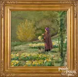 titled Spring by Robert McGill Mackall, oil on canvas, sold Jan 2022