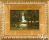 landscapes by Ben Austrian, oil on board, sold Jan 2022