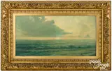 coastal scene by Thomas Alexander Harrison, oil on canvas, sold Jan 2022