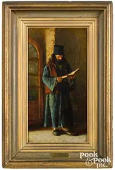 of a Russian priest by Vasilii Vasilievich Vereshchagin, oil on canvas, sold Jan 2022