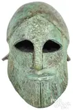 Midas Head by Elisabeth Frink, patinated bronze, sold Jan 2022