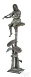 of Sunflowers by Charles Parks, bronze, sold Jan 2022