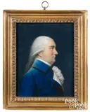 profile portrait of a gentleman by James Sharples, pastel, sold Jan 2022