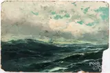 seascape by Christopher Shearer, oil on board, sold Dec 2021