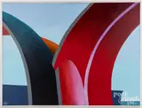 Sorel Shipyard by Klaus Grutzka, acrylic on canvas, sold Dec 2021