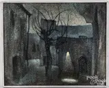 Evening by Oleg Matveev, oil on board, sold Dec 2021