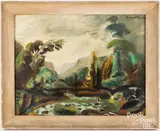 landscape by William Hugh Ferguson, oil on canvas, sold Dec 2021