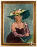 portrait by Walter Newton Reinsel, oil on canvas, sold Dec 2021