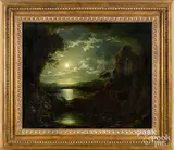 moonlit landscape by Henry Pether, oil on canvas, sold Dec 2021