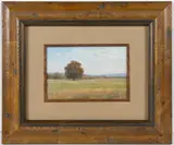 LANDSCAPE PAINTING by Douglas Cave, acrylic on board, sold Apr 2023