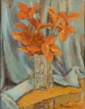 STILL-LIFE PAINTING by Howard Coleman, oil on panel, sold Apr 2023