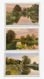 English Countryside (3) by Graham Petley, oil on canvas (unstretched), sold Feb 2021