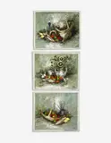Still Life with Fruit (3) by Manuel Monton Bunuel, oil on canvas (unstretched), sold Feb 2021