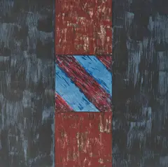 Untitled by Sean Scully, etching and aquatint in colors, sold Mar 2021