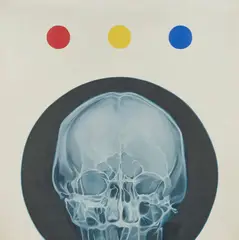 Mr X and Three by Lowell Nesbitt, 1964, oil on canvas, sold Mar 2021