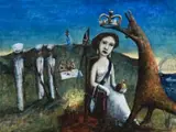 Coronation by Garry Shead, 1996, oil on composition board, sold Aug 2014