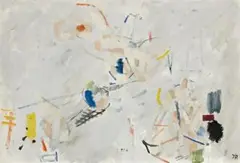 Untitled by John Passmore, 1970s, oil on composition board, offered Aug 2014