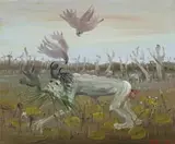 Nebuchadnezzar Eating Grass by Arthur Boyd, 1972, oil on canvas, sold Aug 2014