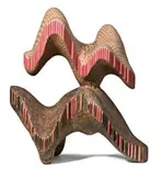Back And Forth by Lionel Bawden, 2006, coloured Staedtler pencils, epoxy and linseed oil, sold Aug 2014