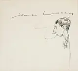 Self Portrait by Norman Lindsay, pen and ink on paper, sold Aug 2014