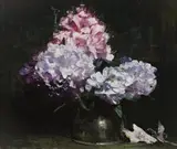 Rhododendron by Arthur Streeton, c.1926-28, oil on canvas on composition board, sold Aug 2014