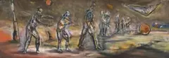 Untitled by Peter Booth, 1984, pastel on paper, sold Aug 2014