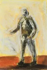Untitled by Peter Booth, 1984, pastel on paper, sold Aug 2014