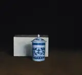 Blue China Tea Infuser by Jude Rae, 1996, oil on canvas, sold Aug 2014