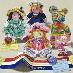 Knitted Toy by Lucy Culliton, 2006, oil on plywood, sold Aug 2014