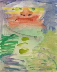 Portrait by Sam Fullbrook, oil on canvas on board, sold Aug 2014