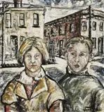 Fitzroy Children by Danila Vassilieff, 1937, oil on canvas, sold Apr 2014