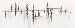 Untitled (Wall Sculpture) by Clement Meadmore, c.1956, welded steel, sold Apr 2014